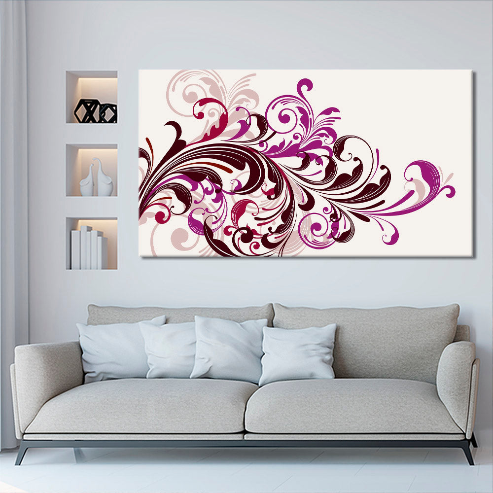 Purple swirls