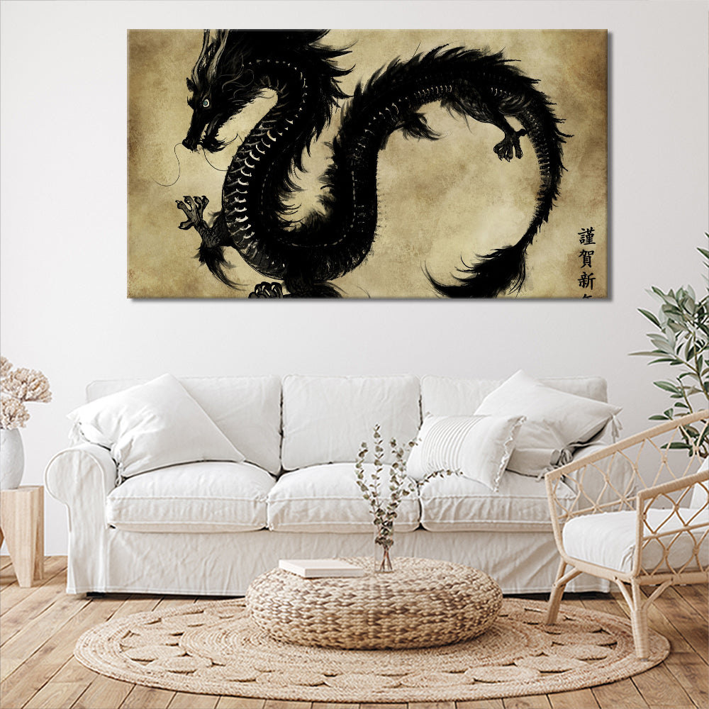 Chinese black dragon
