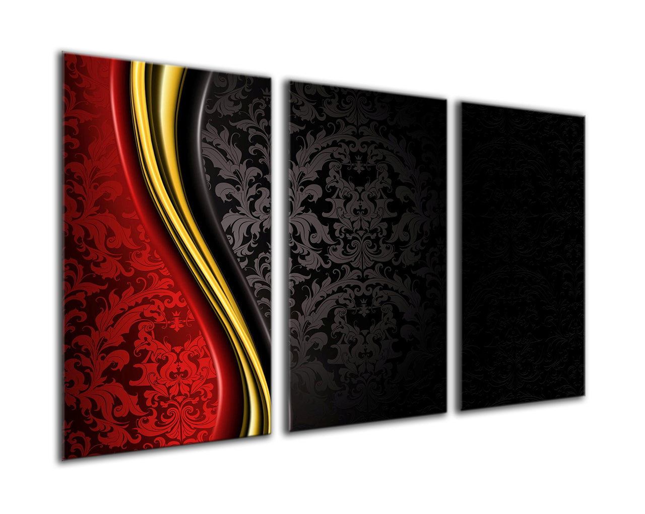 Royal red and black design