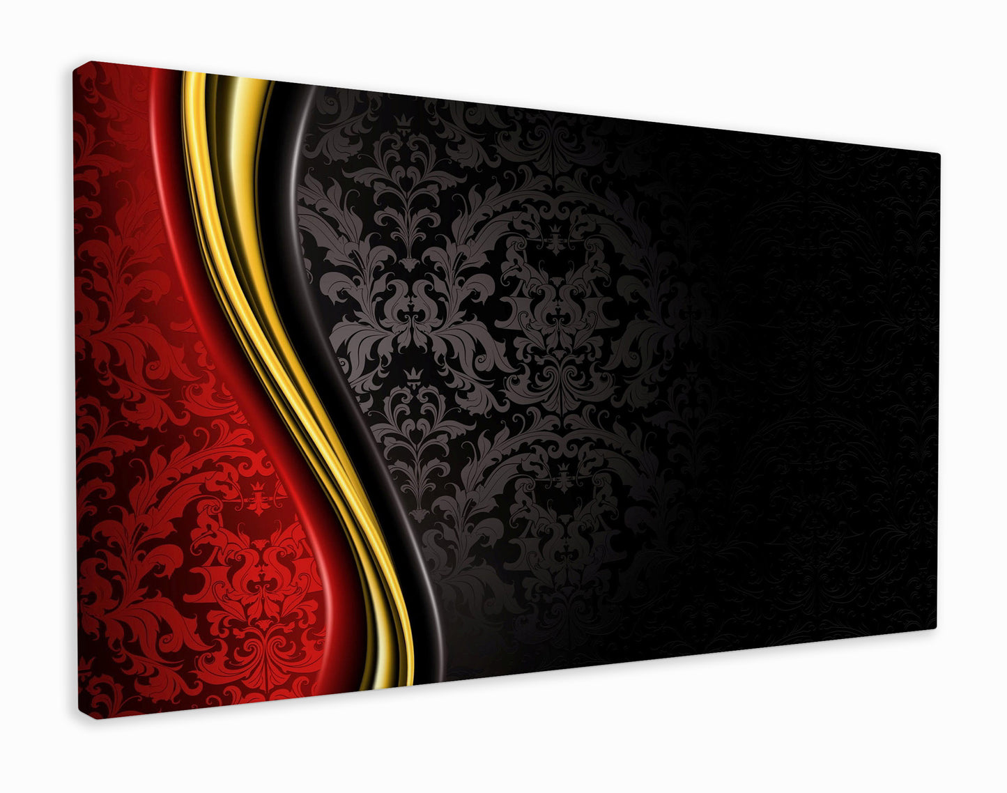 Royal red and black design